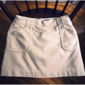 J. Crew Felted Wool Mini Skirt